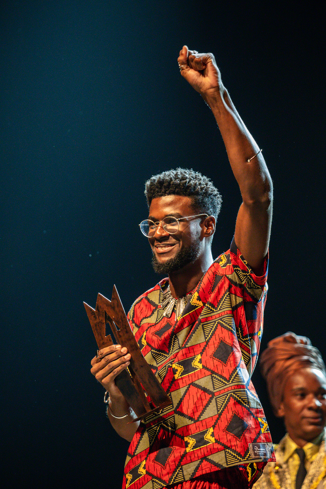 Em 2024, Gabs recebeu o Prêmio Zumbi na categoria Protagonismo Juvenil.
Foto: Patrick Arley